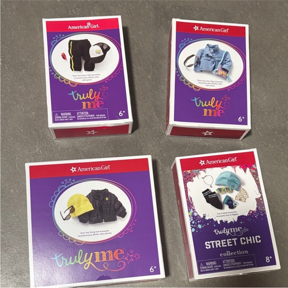 American Girl Truly Me Doll Outfit Set of 4 NEW